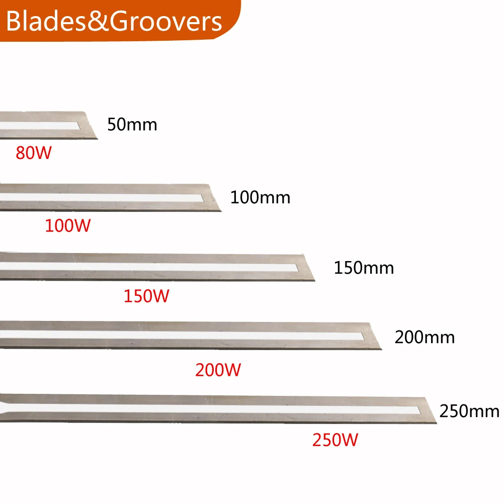 Elektrische Verwarming Mes Cutter Blade Nikkel-Chroom Legering Rechte Bendabable Blade Slot Tool Voor Hot Snijmachine Accessoire