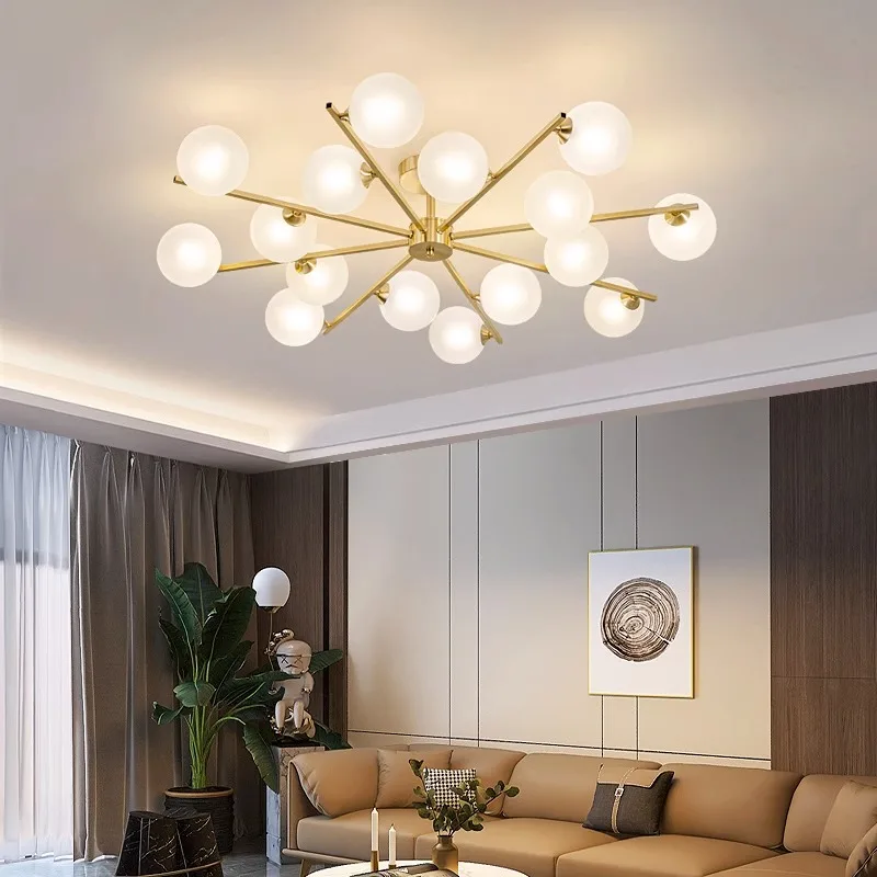 

Pendant Lamp Led Art Chandelier Light Room Decor Nordic smart home decoration living indoor dining