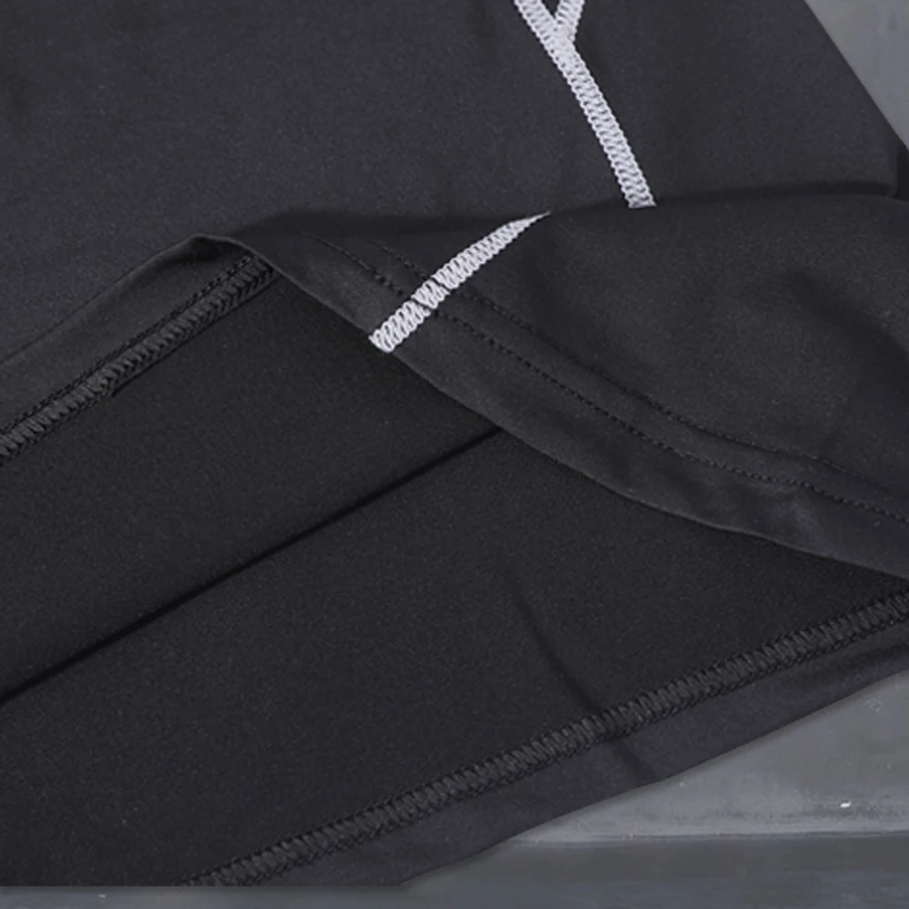 Женская облегающая кожаная рубашка с длинным рукавом и 3D принтом базовый слой