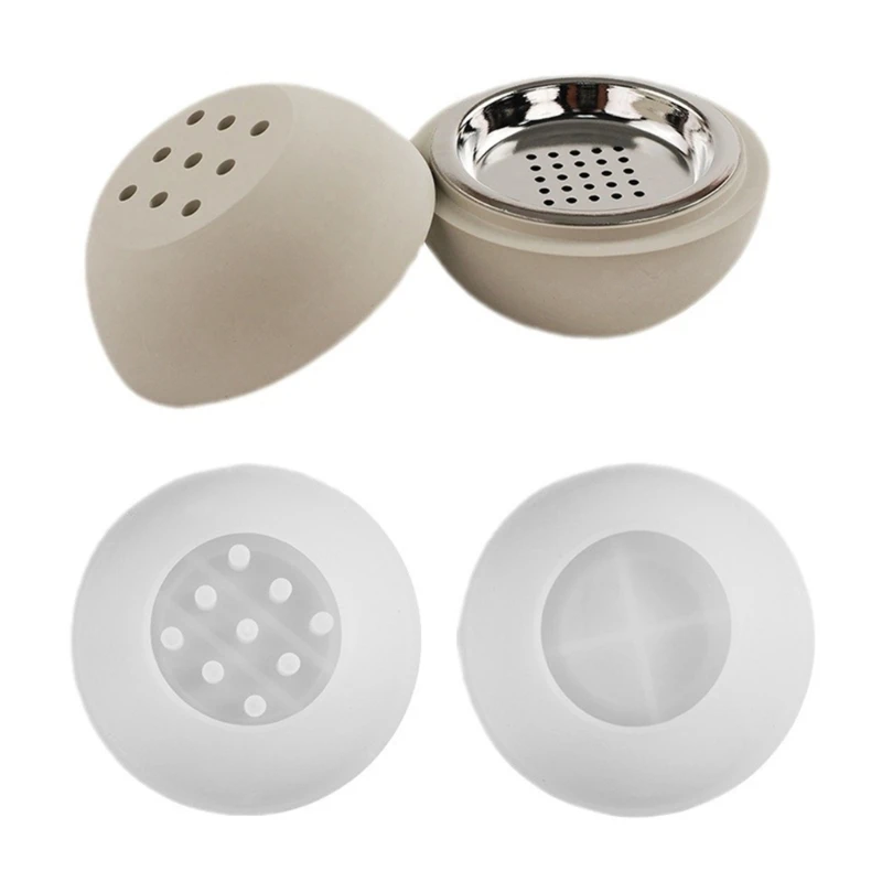 R2LD DIY шариковые цементные благовония вставка горелок силиконовая форма 3D для