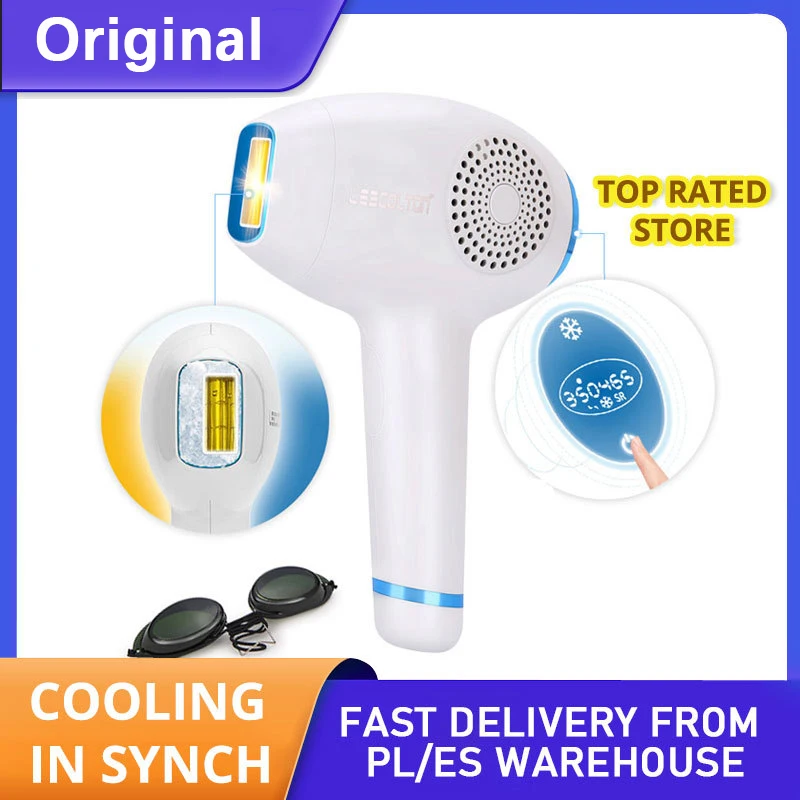 

Lescolton 3 in 1 IPL Hair Removal ICE Cold Epilator Permanent Laser for Home Bikini Trimmer Electric Photorejuvenation Depilador