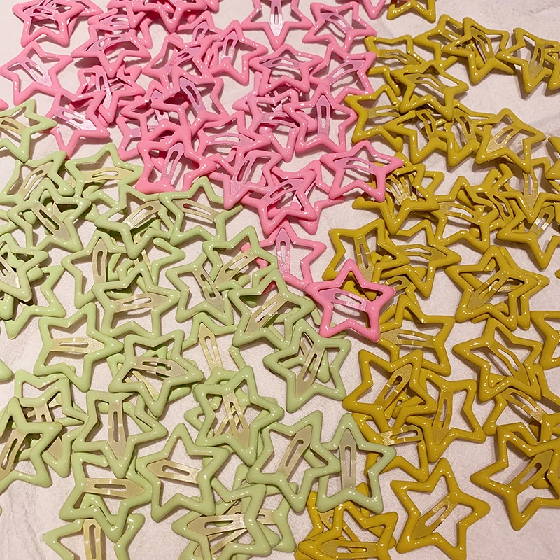 T2K заколки для волос с допамином пятиконечная звезда BB-зажим маленькая челка