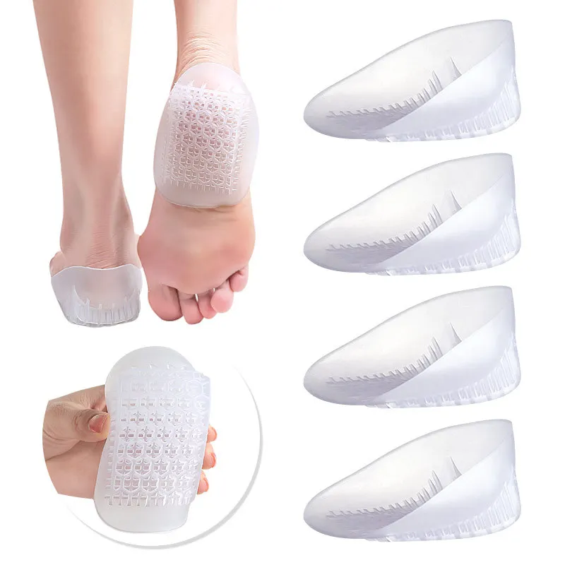 

Gel Heel Cushion Inserts For Shoes Silicone Heel Cup Pads For Bone Spurs Pain Relief Protectors Plantar Fasciitis Insole