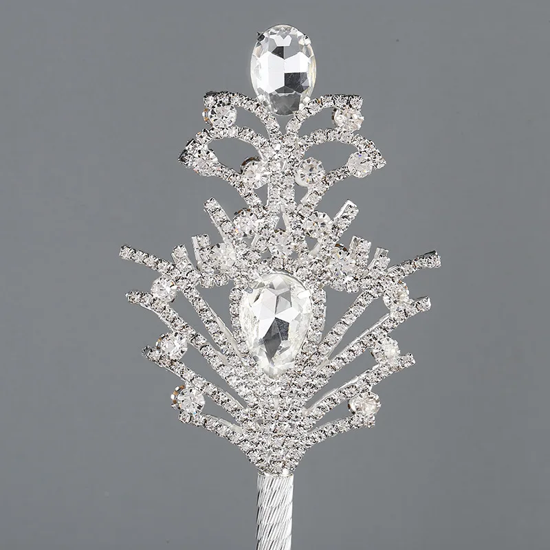 

Cetro Свадебная церемония Изысканная Корона макияж костюмы реквизит яркая сказочная палочка палочки королева скипетр