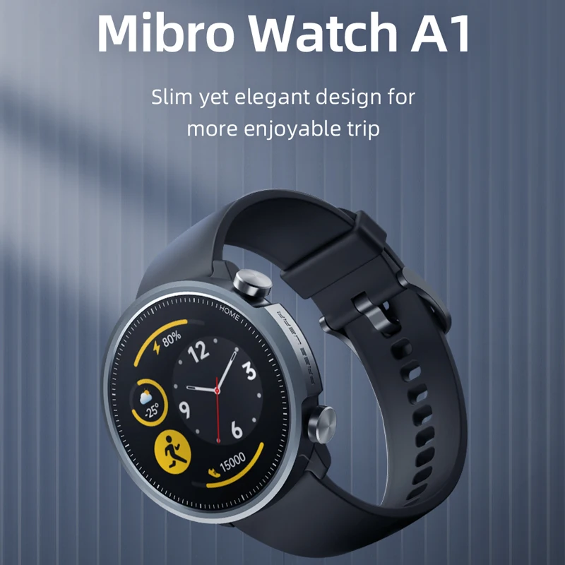 Mibro A1 Smartwatch Global Version Blood Oxygen Heart Rate Monitor 5ATM Waterproof Fashion Bluetooth Sport Men Women Smart Watch images - 6