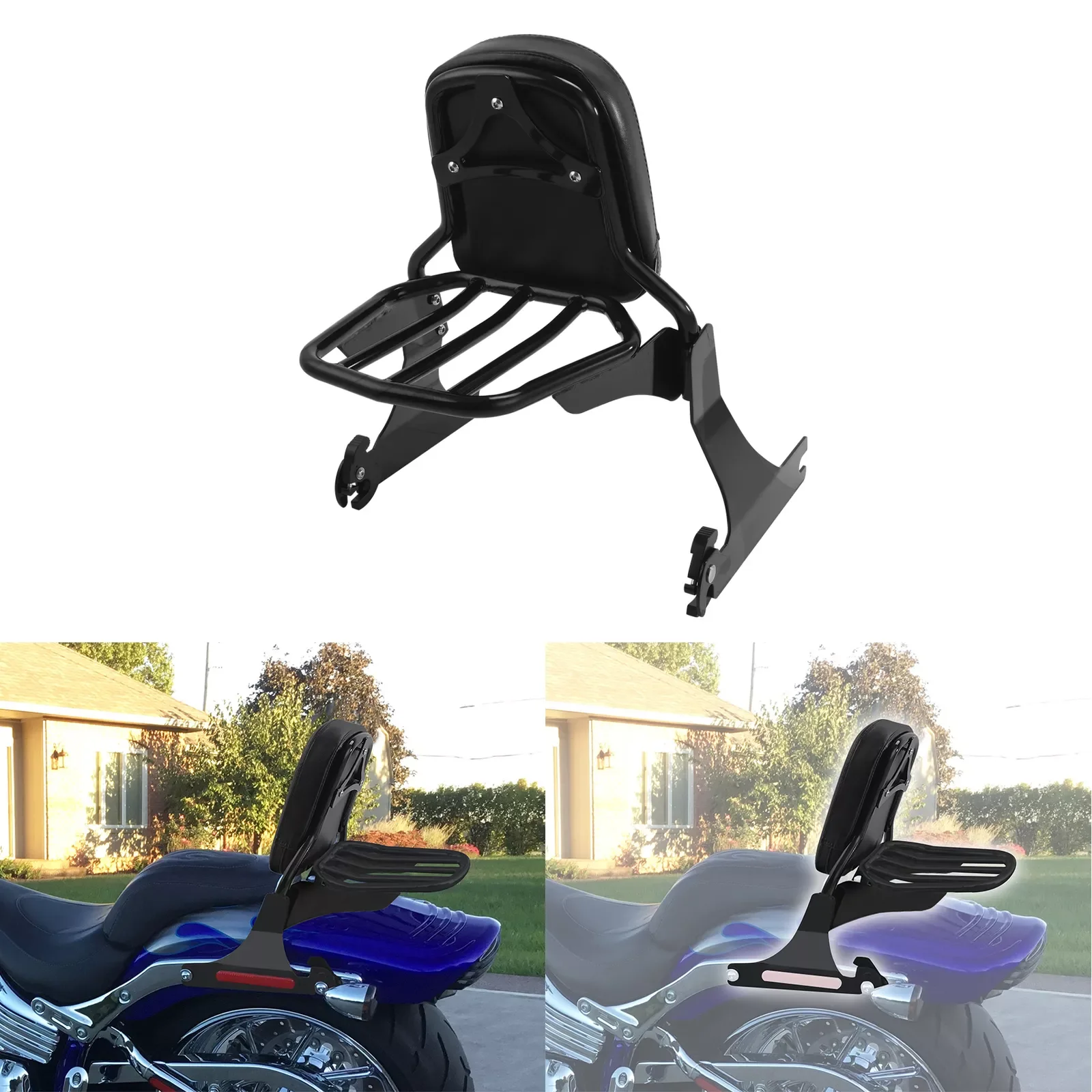 

Спинка мотоцикла, багажник Sissy Bar, подходит для Harley Softail Breakout FXSB 2013 2014 2015 2016 2017
