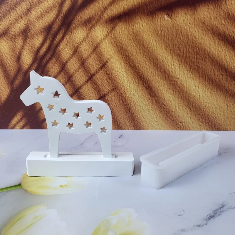 Однорядная пластинчатая основа декоративное украшение подсвечник гипсовая