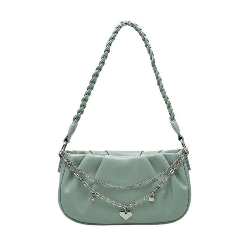 

28GD Womens Cloud Crossbody Bag Female Ruched Messenger Bag All-matching Shoulder Bag