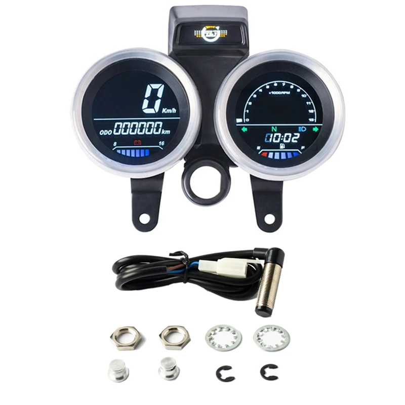 

Motorcycle Instrument Assembly for Suzuki GN125 GN150 Digital Meter Speedometer Odometer Gauge Gear Indicator