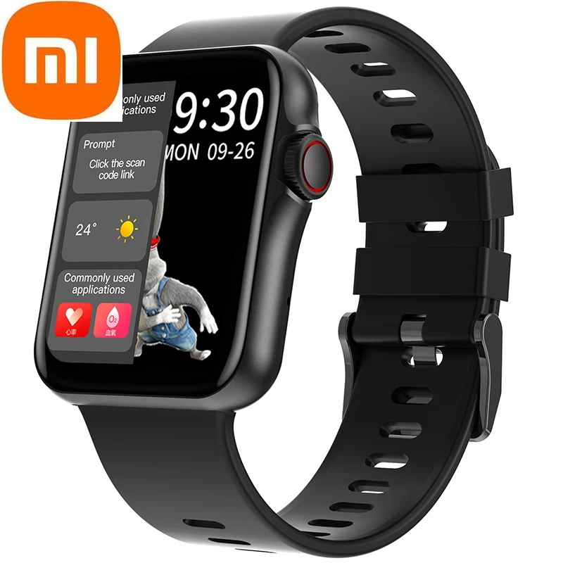 

Xiami Full Touch HD Screen Smart Watch Sport Tracker Support Bluetooth Calling Heart Rate BP ECG with Music Playback Smartwatch