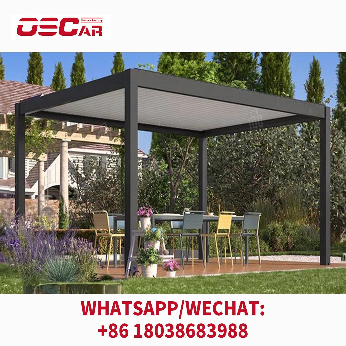 Прочная спа-пергола размером 12 x 14 дюймов. Цвет может быть настроена по