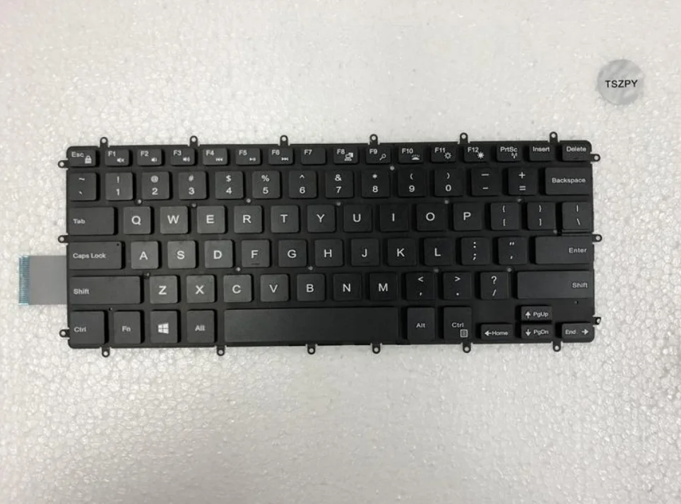 Клавиатура США без подсветки для Dell Inspiron 14-7460 P74G 14-7466 P78G 14-7467 14-7472 15-5568 P58F 15-5578 15-7560