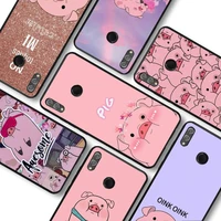 cartoon pig phone case for huawei honor 10lite 10i 20 8x 10 for honor 9lite 9xpro back coque