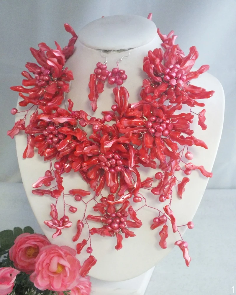 

Очарование. Свадебные изделия ручной работы, бусины в африканском стиле, цветочное ожерелье, ювелирные изделия