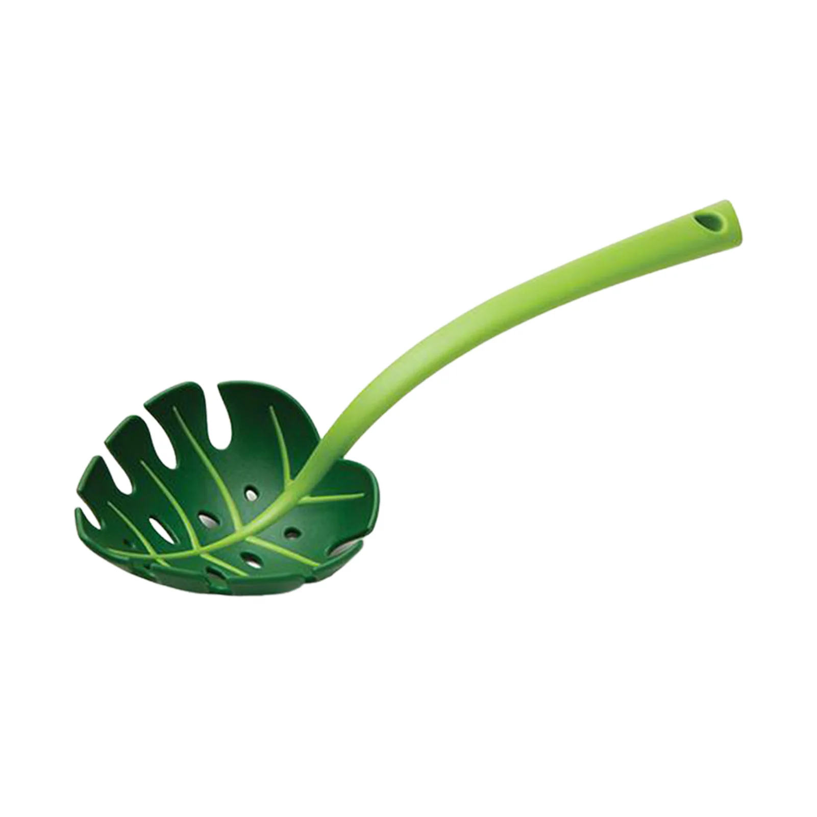 

Monstera Leaf Colander Multifunctional Long-Handled Spaghetti Slotted Serving Spoon Salad Slotted Spoon Home Kitchen Cooking