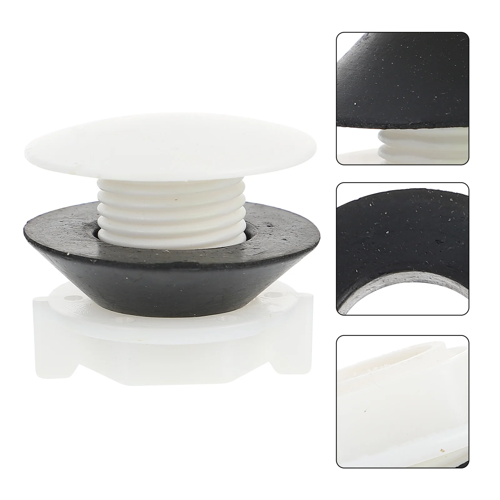 

2 Pcs Toilet Tank Plug Plastic Fish Bowls Connector Water Tower Accessories Abs