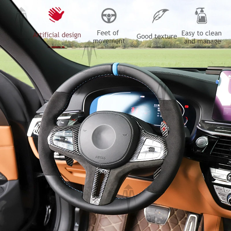 Рулевое колесо из углеродного волокна для BMW G20 G28 G29 G30 G32 G38 G31 G11 G12 G14 G15 G05 G06 G01 G02 G70 X3