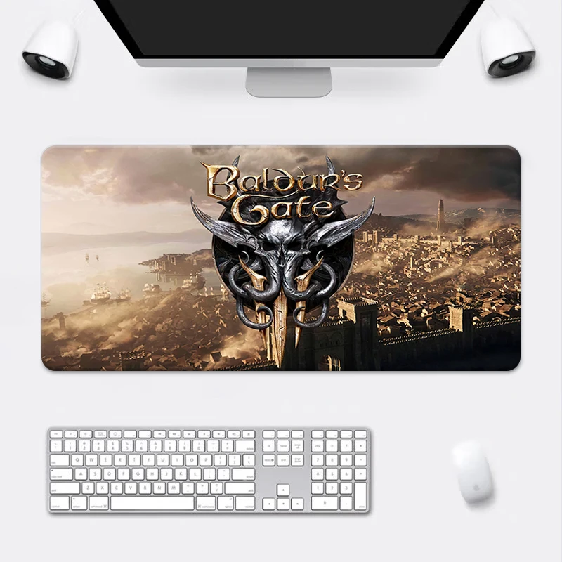 

Gamer Keyboard Pad Baldur's Gate Non-slip Desk Mousepad Protector Rubber Mouse Gaming Accessories Computer Desks Mats Mat Mause
