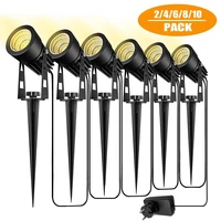 246810 pack led lawn lights outdoor landscape light ip65 waterproof safety low voltage for pool tree garden outdoor lighting