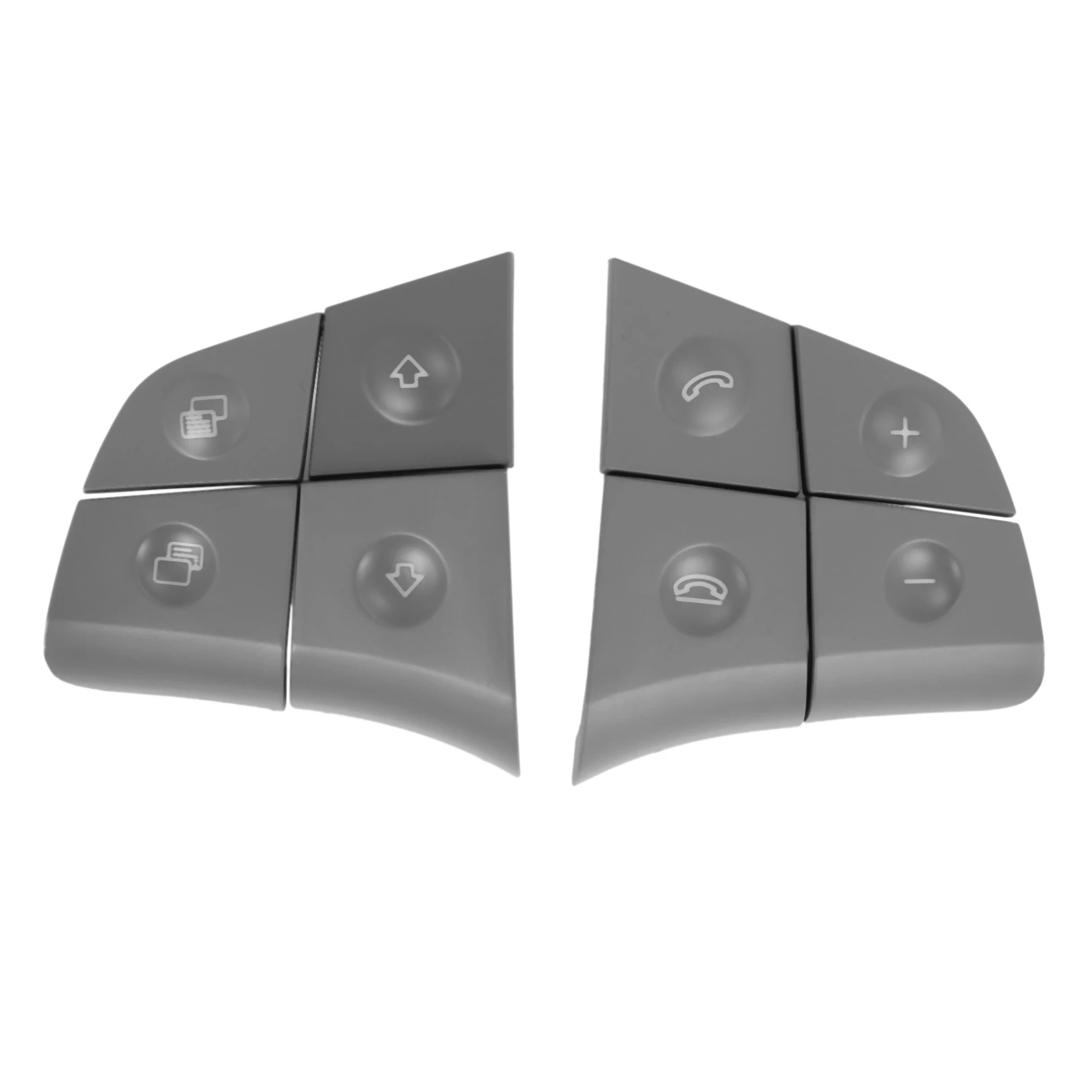 Car Multifunction Audio Steering Wheel Button for Mercedes-Benz GL ML 2006-2009 W164 Gray |