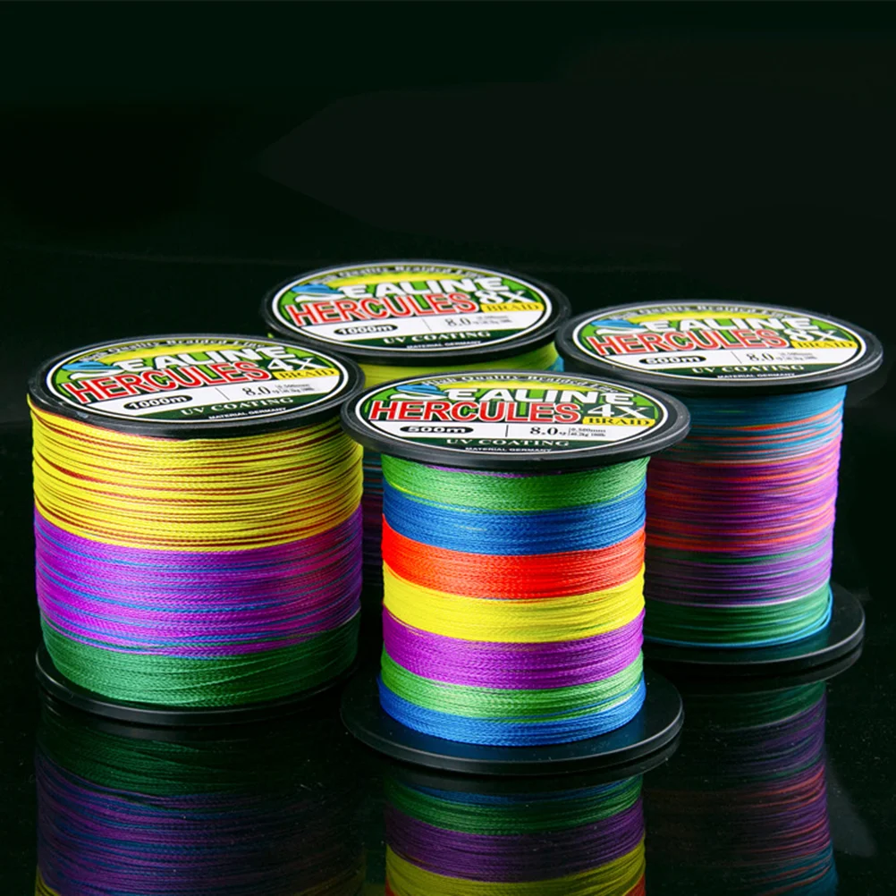 

Saltwater Fishing Line Braid Fishing 0.8 Braided Fishing Line Super Strong Multicolour Pe Material Line to 500M