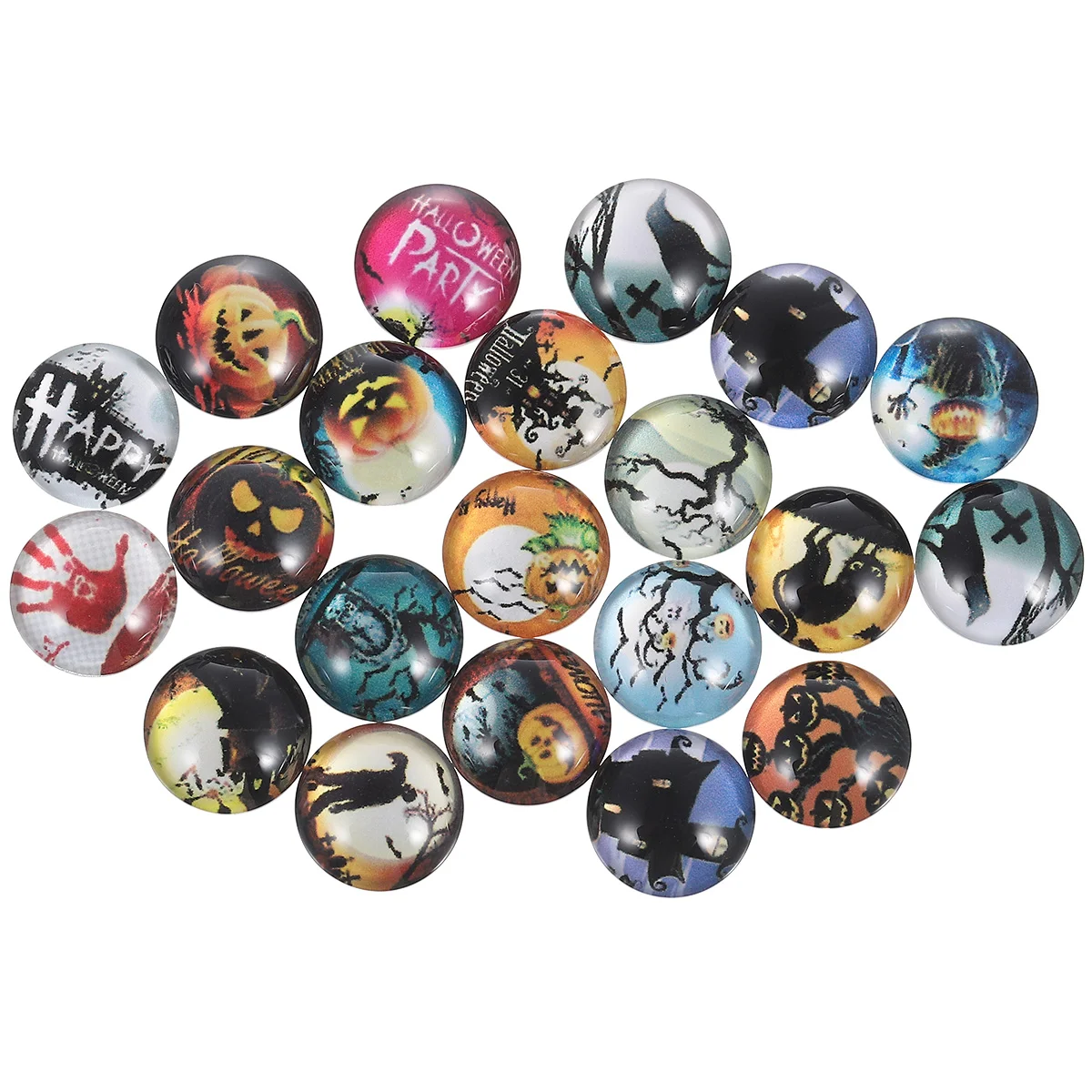 

Glass Tiles Round Kidsfillers Bag Party Crafts Patchcabochons Flat Dome Half Pebbles Mosaic Flatback Gemstone Time