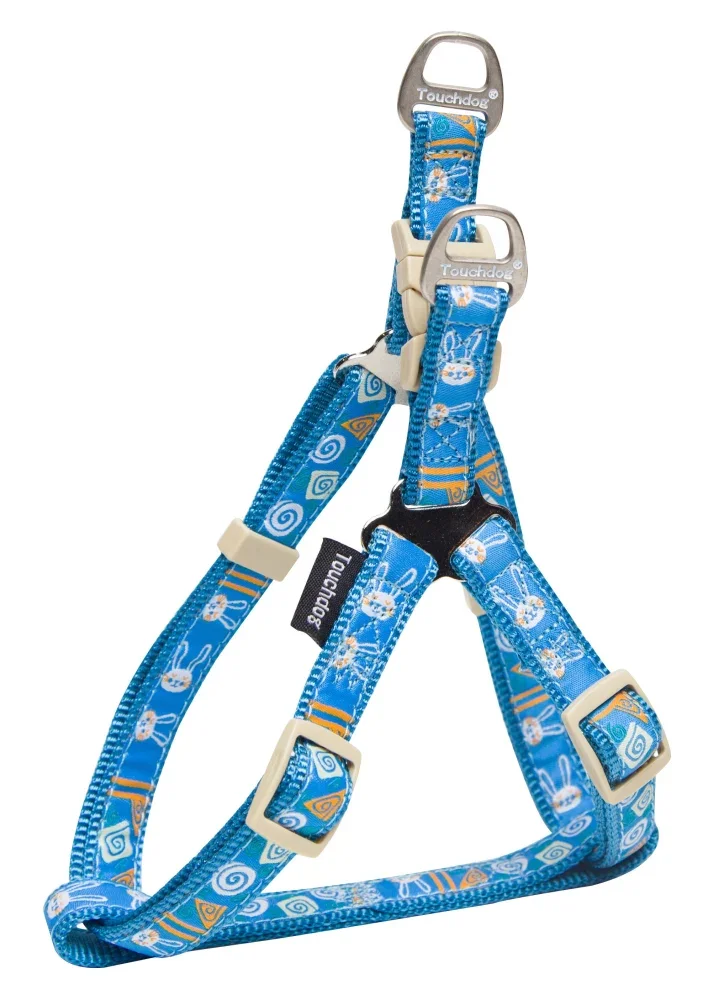 

JMT Touchdog 'Caliber' Designer Embroidered Fashion Pet Dog Leash And Harness Combination