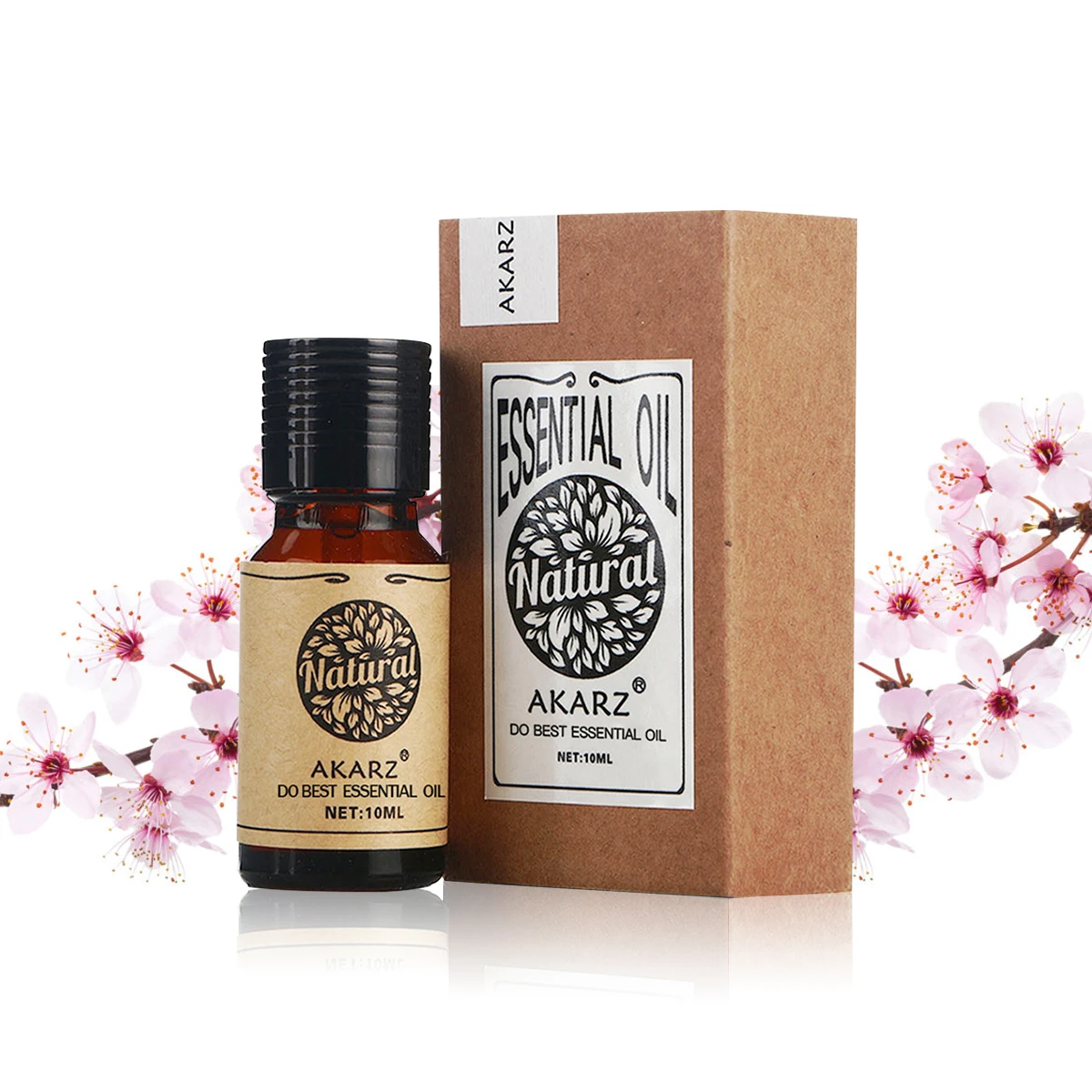 

Cherry Blossom Essential Oil AKARZ Natural Aromatic for Aromatherapy Body Skin Care Aroma 10ml 30ml 100ml