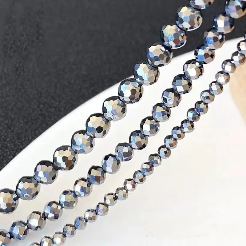 Натуральные энергетические терагерцовые граненые бусины свободные