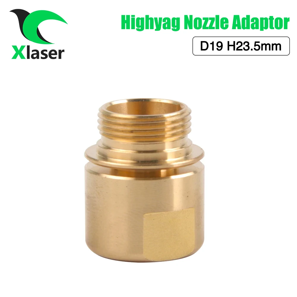 XLaser 10 шт./лот адаптер для насадок Highyag D19 H23.5 держатель медь станков лазерной резки