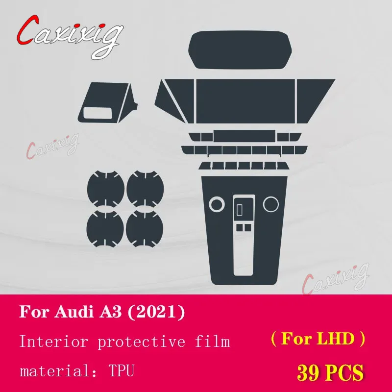 

Прозрачная центральная консоль для салона автомобиля Audi A3 8Y 2021-2023