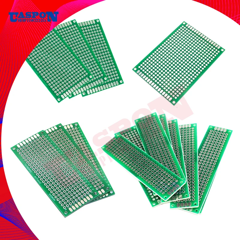 

5 шт. 5x7 см 5*7 3x7 см 3*7 5x7 см 5*7 4x6 см 4*6 двухсторонний прототип печатной платы diy универсальная печатная плата