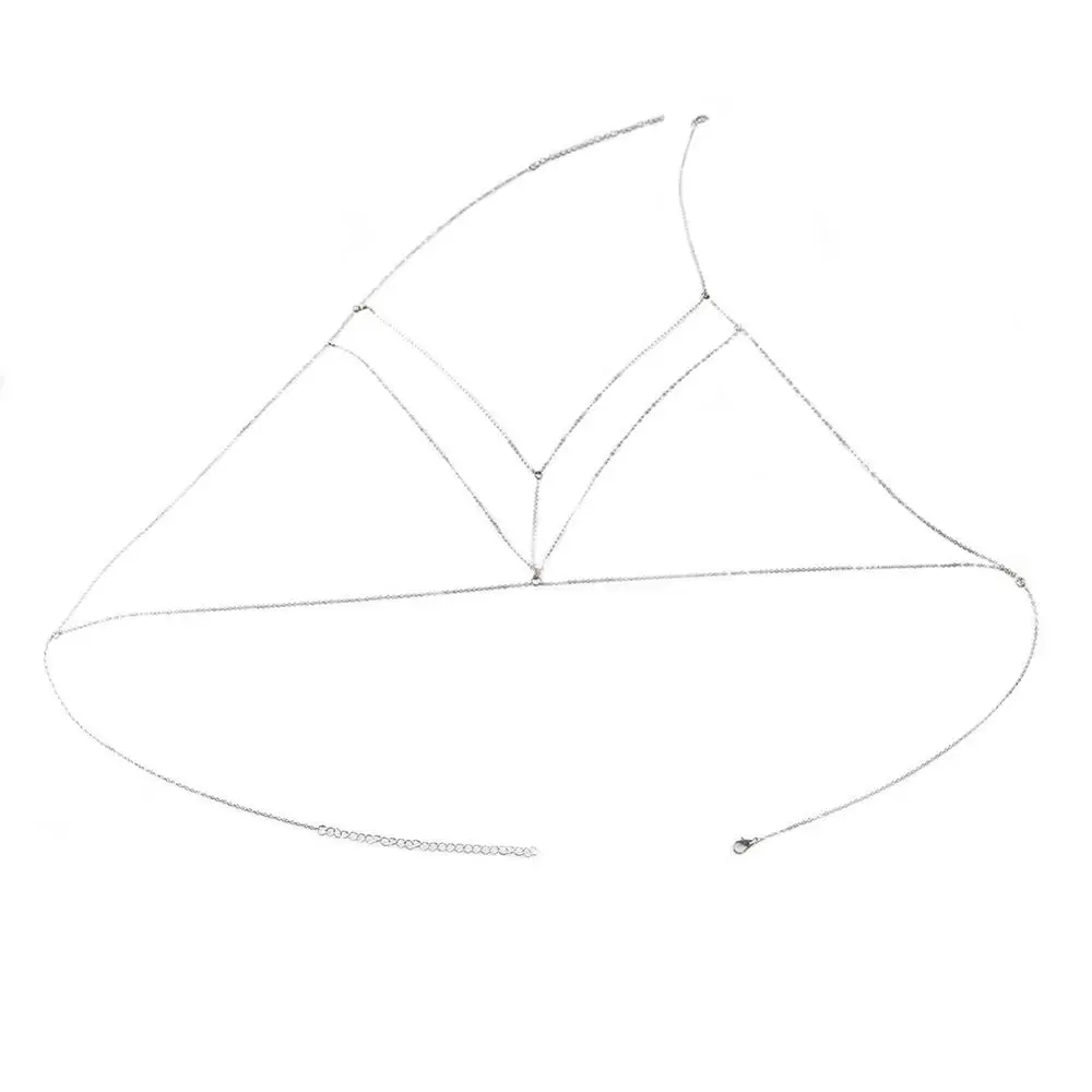 1pc Gold/Sliver Color Fashion Women Lady Multi Layered Waist Bikini Beach Tassel Body Chain For Jewelry |