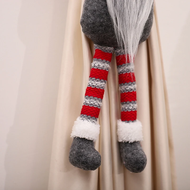 Рождественское украшение занавеска для пары кукол Рудольфа пожилых людей