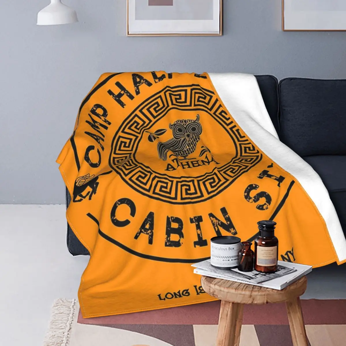 

Cabin Six - Athena - Percy Jackson - Camp Half-Blood Blankets Flannel Portable Throw Blankets Sofa For Throws Bedspread Quilt