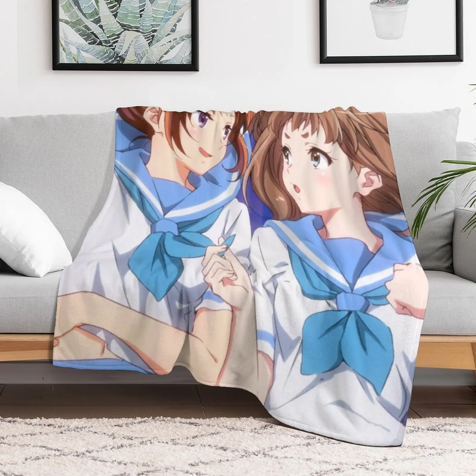 Hibike! Euphonium - Nakagawa Natsuki &amp Yoshikawa Yuuko плед одеяло большие очень пледы