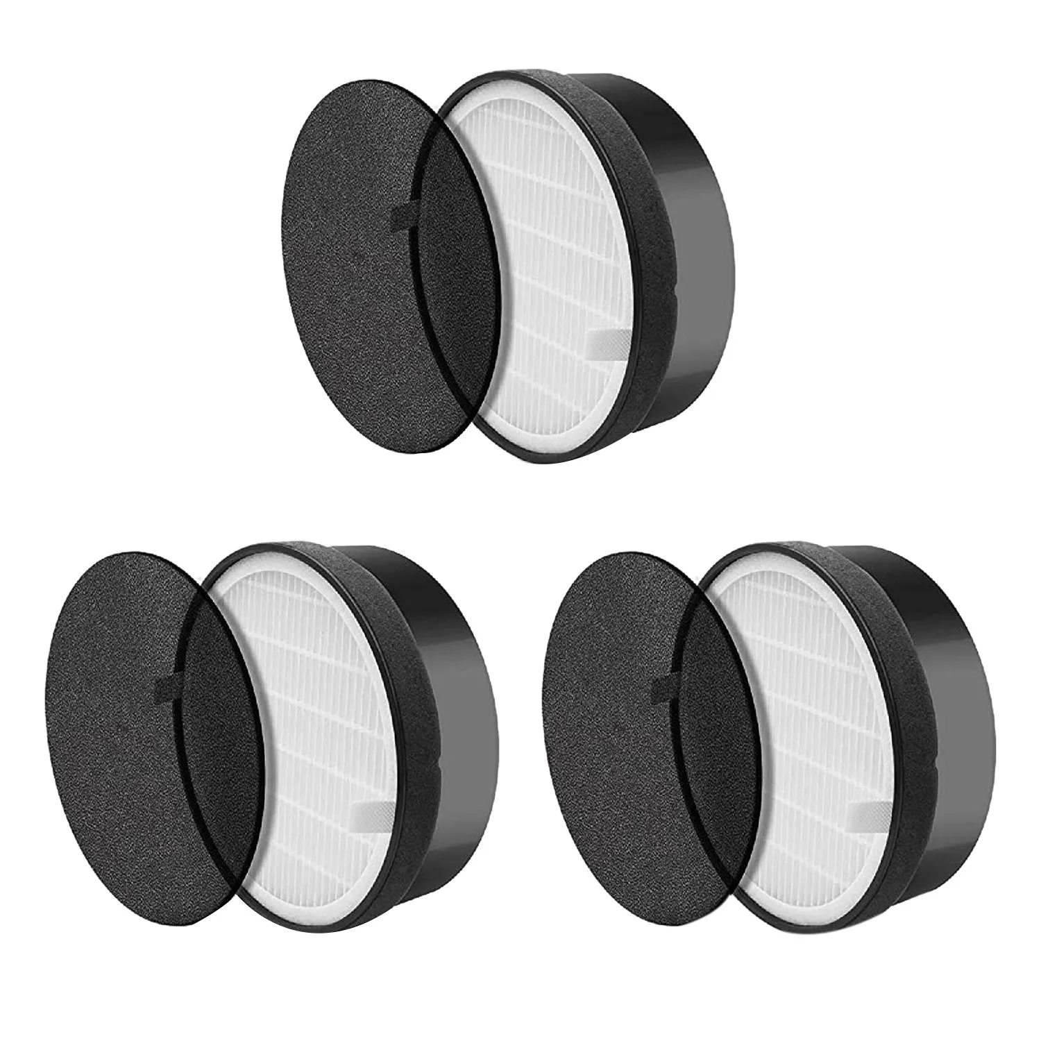 Фильтр из трех частей для очистителя воздуха Levoit LV-H132 LV-H132-RF настоящий HEPA и