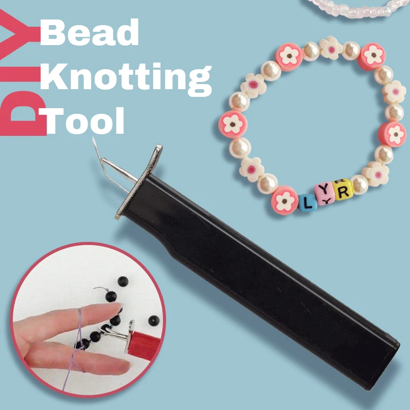 

Beading Knotting Tool Secure Knots Stringing Pearls Scattered Loose Wear Beads Smith Jewelry Rosary Twine Pearl Agate Jade Bodhi