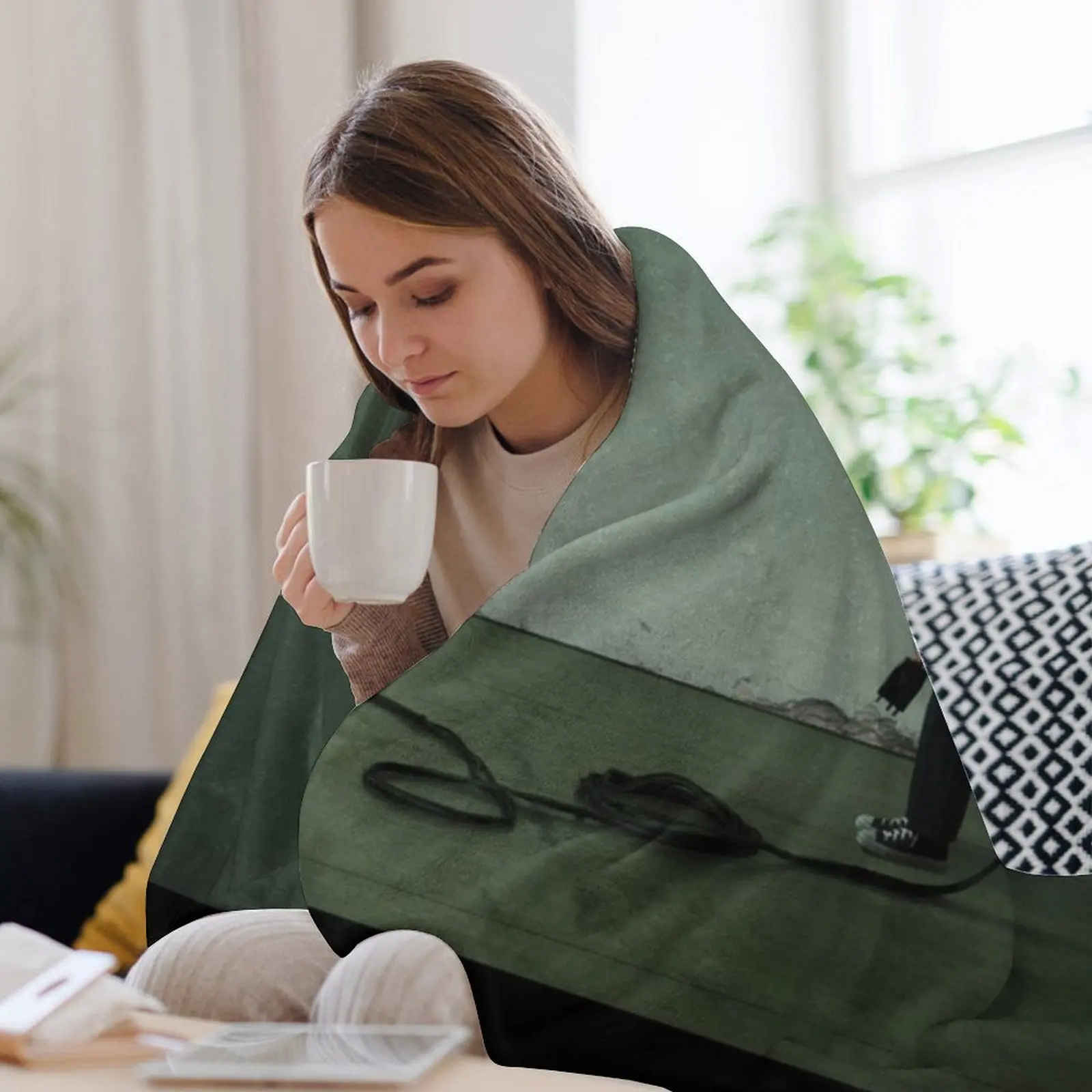 Одеяло Skillet Comatose 2 пушистое утяжеленное забавный подарок для детских одеял