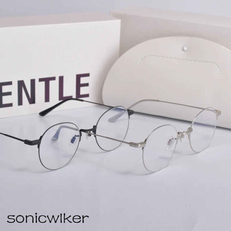 

Корейский стиль, металлическая оправа для рецептурных очков, оправа для очков SONICWALKER, оправа для очков для мужчин и женщин, очки для чтения