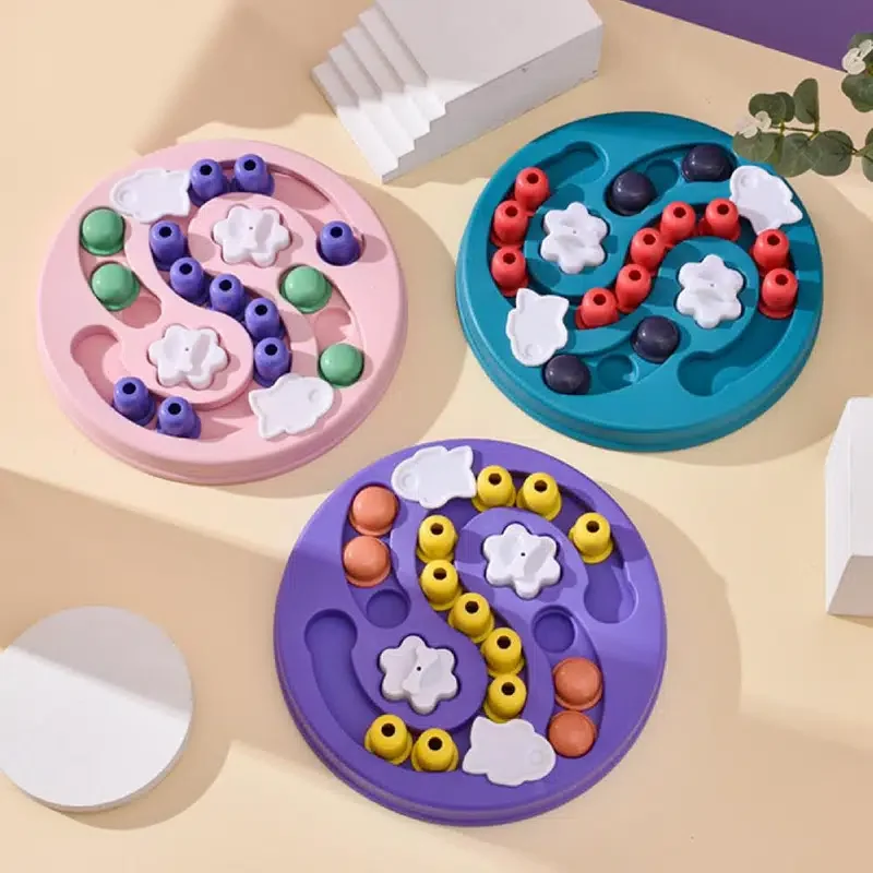 

Игрушка-лабиринт, устойчивая к укусам, нескользящая подошва, легкая Умная игрушка-пазл для кормления больших собак