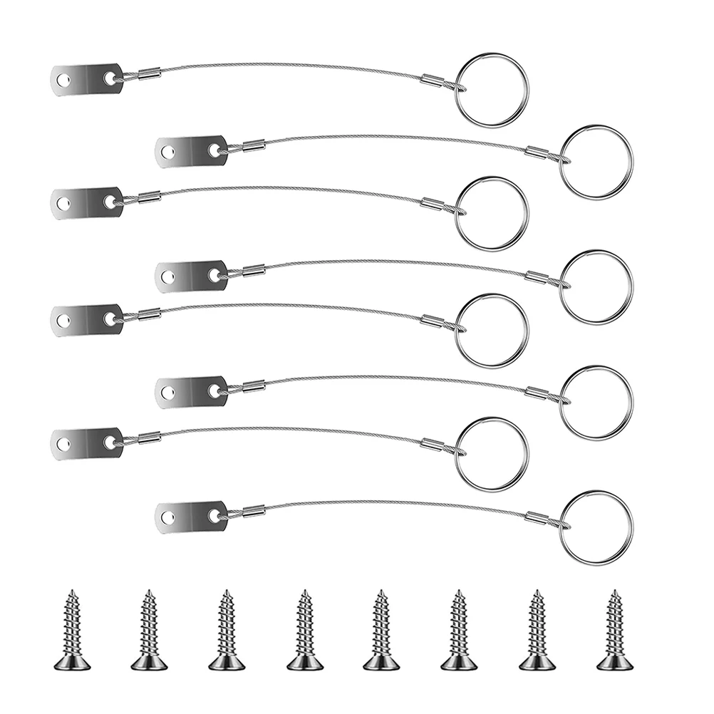 

Cable Safety Rope Stainless Steel Safety Wire Lanyards Cable Marine Hardwares Wire Lanyard Loss Prevention Bimini Straps