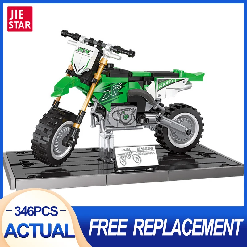 

JIESTAR 92301 High-tech Motorcycle Assembled Modular Building Blocks Bricks Model Children's Educational Toy Boy Birthday Gift