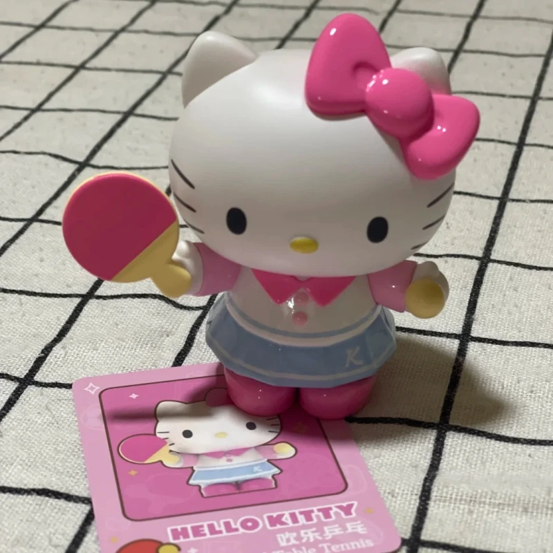 Фото Оригинальная коллекционная фигурка Sanrio из серии Vitality Sports Meeting: Куроми и Май Мелоди, настольное украшение, модель, игрушка, подарок №5