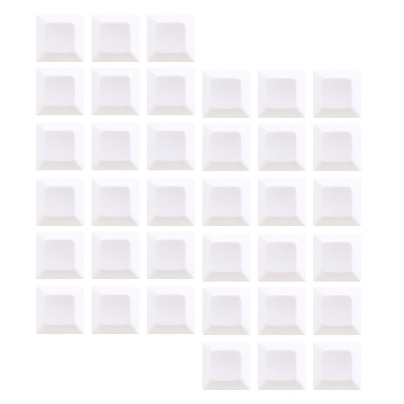 37 PCS PBT Keycap DSA 1U Keycaps For Cherry MX Custom Keycap Set For Gaming Mechanical Keyboard Keybord