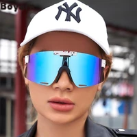 boyarn luxury brand design colorful outdoor cycling wind proof sunglasses mens fashion tr integrated lens sports sunglasses wom