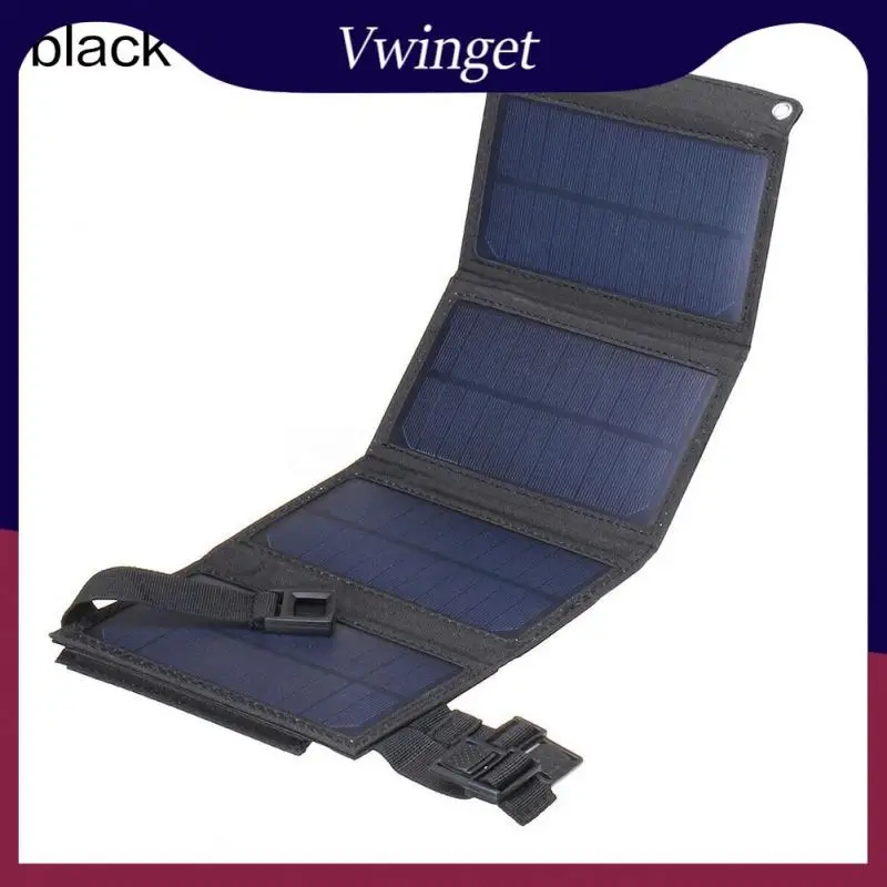 

With 4 Solar Panels 12v Solar Cell Portable Solar Panel 20w Charger Outdoor Battery Supply Sunlight Generator Solar Charger