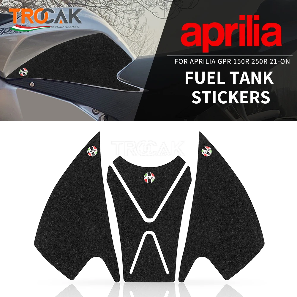 

Новая наклейка на бак мотоцикла для Aprilia GPR150R 250R 2021 2022 устойчивая к царапинам Защитная крышка матовая текстурная наклейка