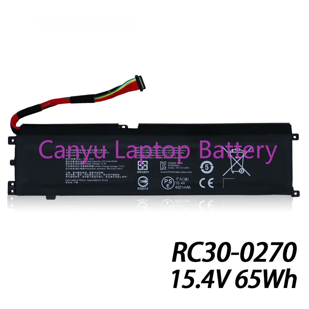 RZ09-0270 Аккумулятор для ноутбука Razer Blade 15 Base Stealth 2018 RC30-0270 RZ09-03006 4 в 65 Втч |