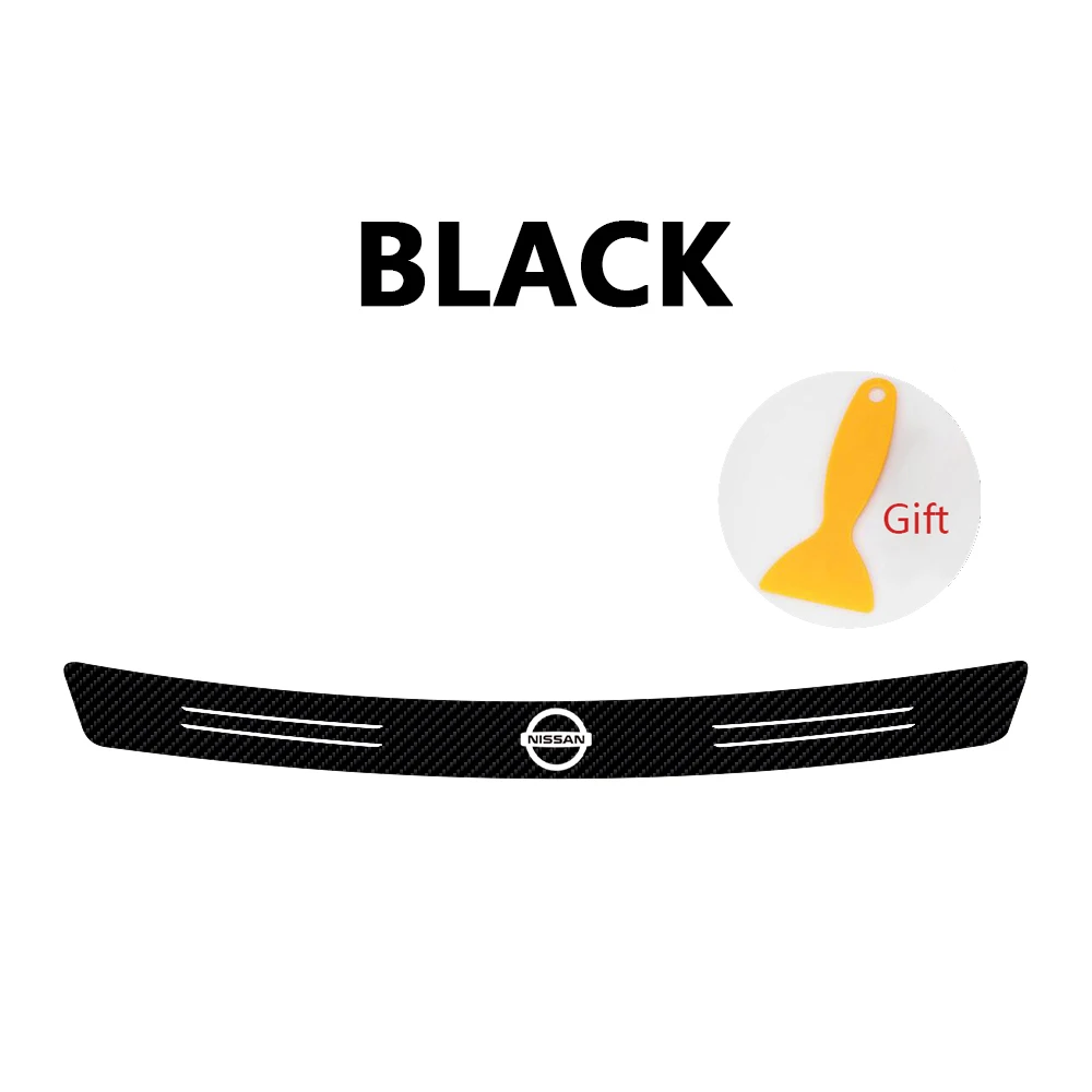 

Задний бампер автомобиля, багажник, защитная наклейка из углеродного волокна, защитная пленка от царапин для Nissan Nismo X-Trail Sylphy Altima Note